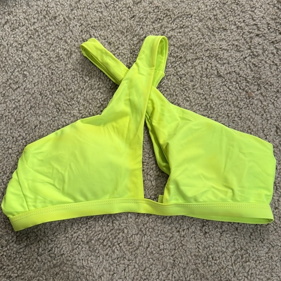 Neon Cross Top Two Piece Bikini - Picture 2 of 5